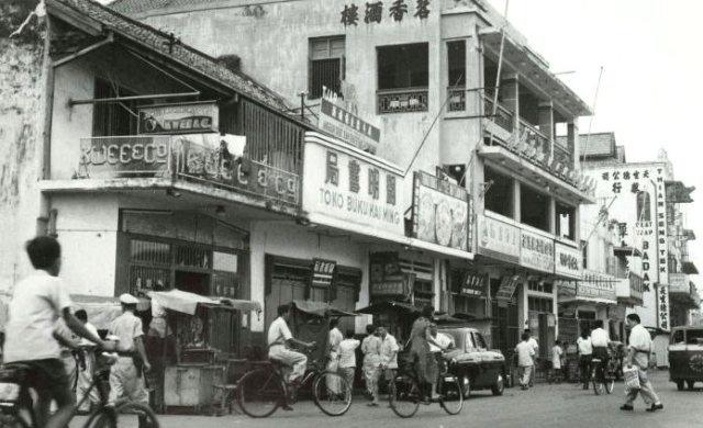 Chinese wijk Glodok, benedenstad Djakarta, jaren ´50.