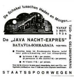 De Java nacht-expres
