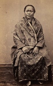 Njai Paul te Djokjakarta. Ca. 1860.