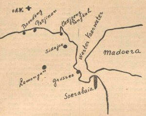 Locatie van de ramp (x)