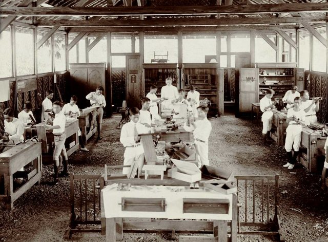 Landbouwschool, techniek