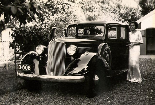 Auto en dochter, 1936