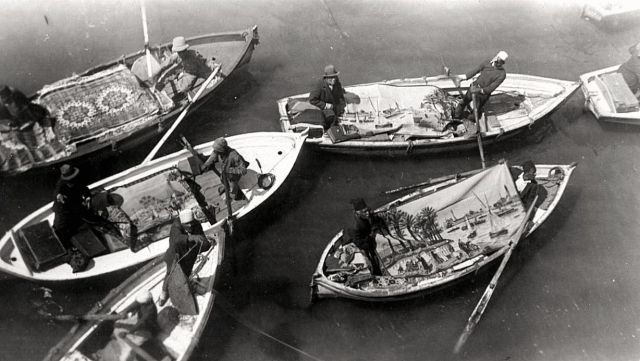 Tapijtverkopers in Port Said