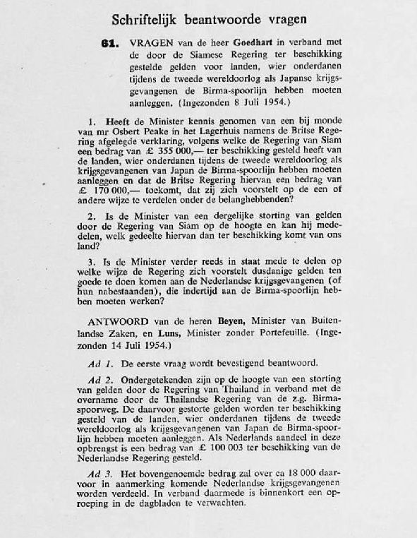 Verslag van de Tweede Kamer, 1954