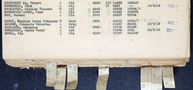 Roelfsema op krijgsgevangenenlijst