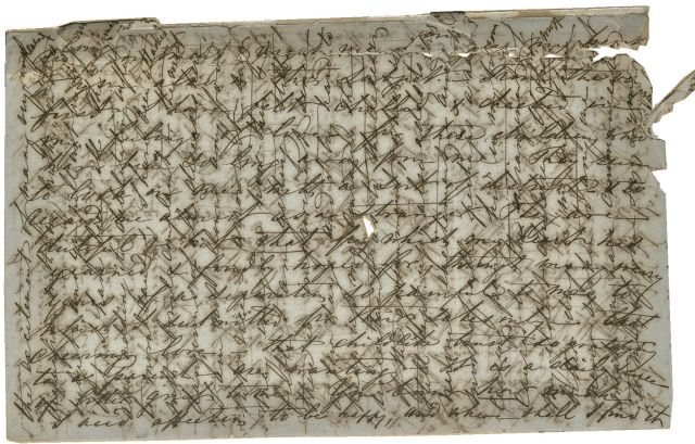 Pagina 5 van de brief van Bertha