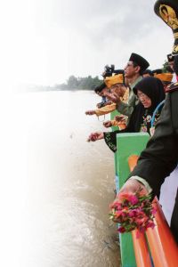 Herdenking van de slachtpartij in Rengat