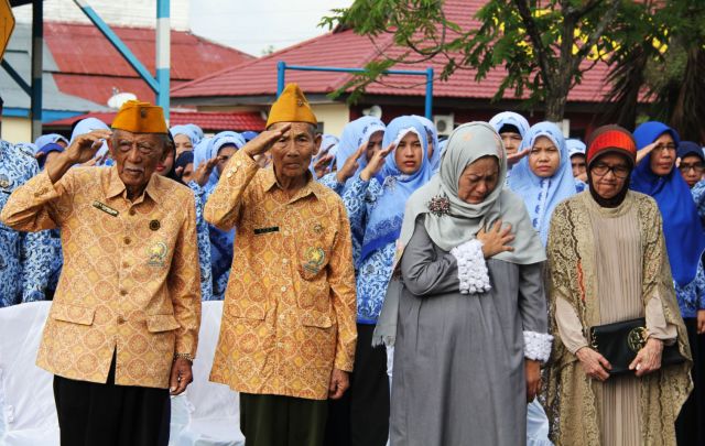 De herdenking in Rengat