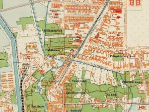 De wijk Tanah Abang, ca. 1920