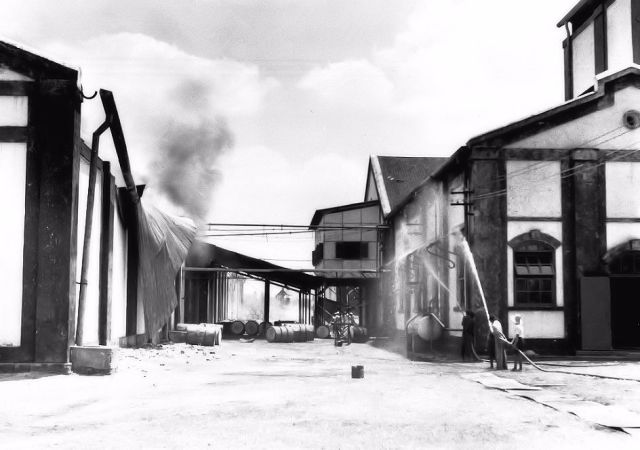 De brand in Wates, 1938